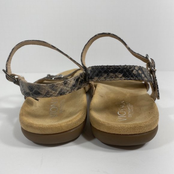 Vionic Alita Sandal Snakeskin Size 5 - Picture 3 of 10